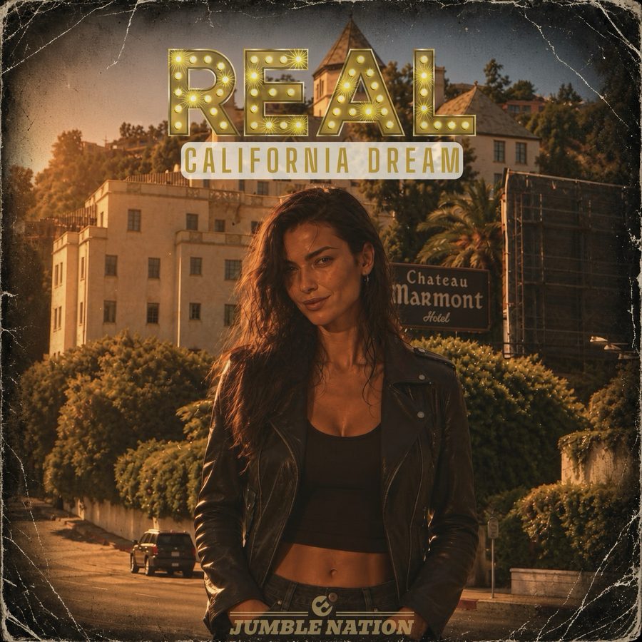 Cover art for the single “REAL – California Dream” by Jumble Nation